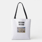 Tote Bag Marcher par la foi, pas à vue (Dos)
