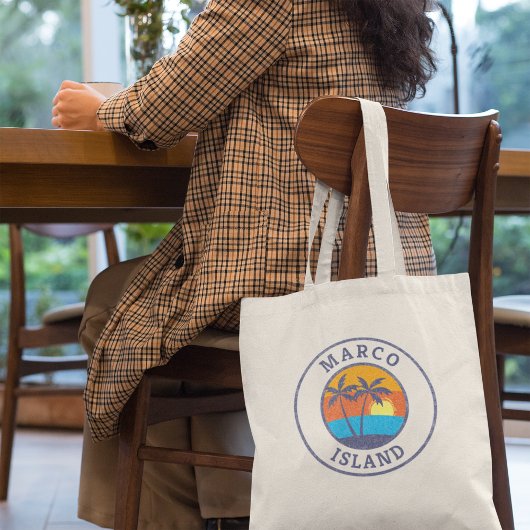 Tote Bag Marco Island, Floride Style Classique Démodé
