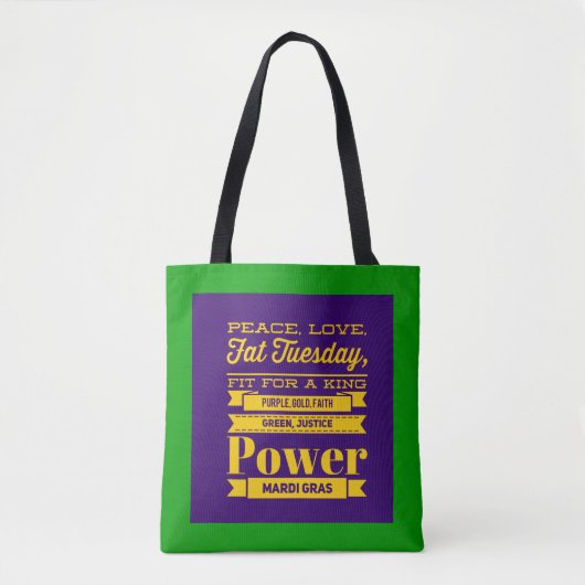 Tote Bag Mardi Gras (Devant)