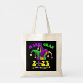 Tote Bag Mardi Gras 2023 Jester Outfit New Orleans Carnaval (Dos)