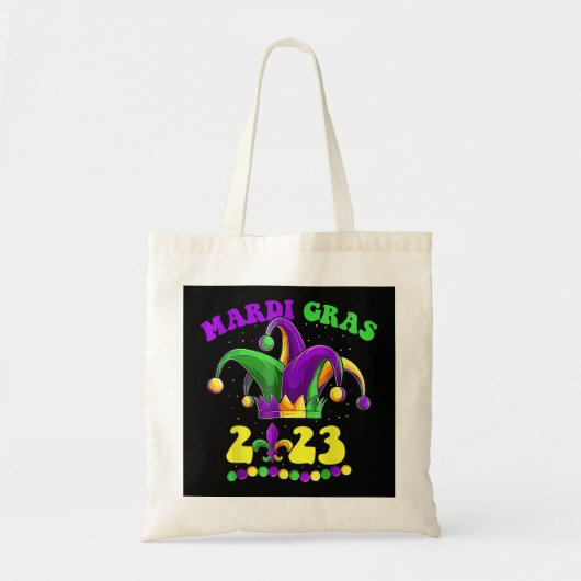 Tote Bag Mardi Gras 2023 Jester Outfit New Orleans Carnaval (Devant)