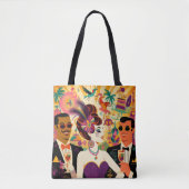 Tote Bag Mardi Gras Cocktail Futur Du Milieu Du Siècle (Devant)