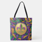 Tote Bag Mardi Gras Fleur de lis (Devant)