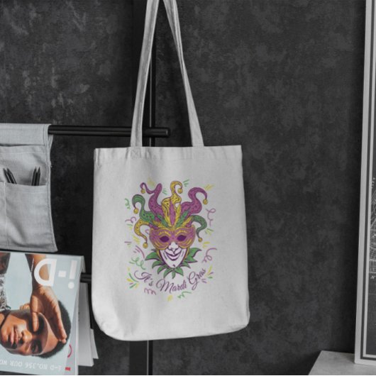 Tote Bag Mardi Gras Jester
