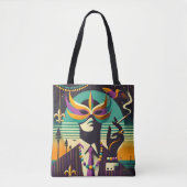 Tote Bag Mardi Gras L'Homme Fumeur (Devant)