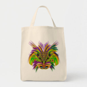 Tote Bag Mardi-Gras-Mask-The-Queen-V-3