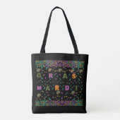 Tote Bag Mardi Gras Motif moderne (Dos)