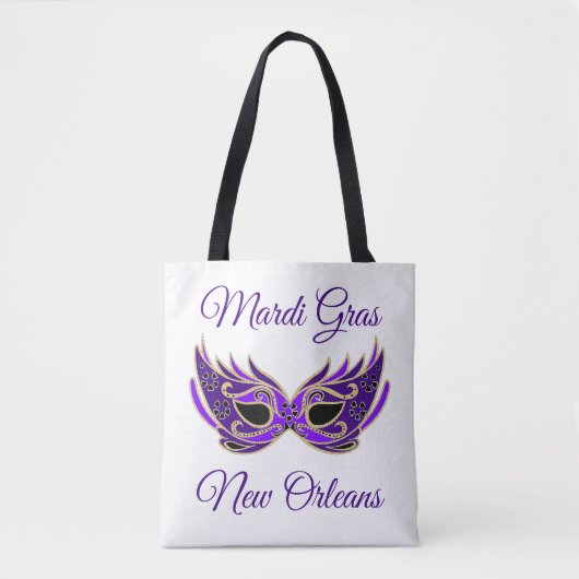 Tote Bag Mardi Gras New Orleans (Devant)