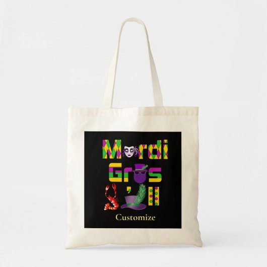Tote Bag Mardi Gras Y'all Thunder_Cove (Devant)