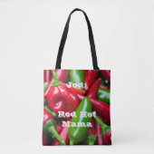 Tote Bag Mare rouge Hot Mama (Devant)