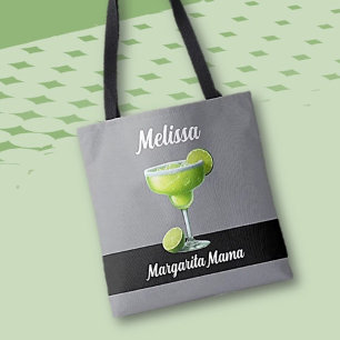 Tote Bag Margarita Mama ! Cadeau amusant personnalisé