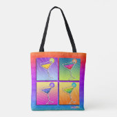 TOTE BAG MARGARITAS D'ART DE POP (Dos)