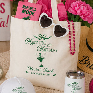 Tote Bag Margaritas et mariage Fête de bachelorette
