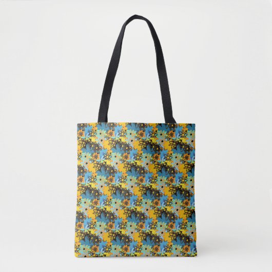 Tote Bag margaritas, marguerites (Devant)