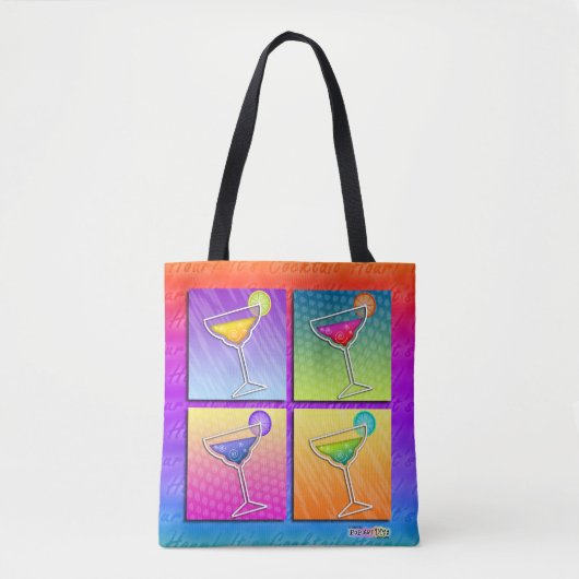 TOTE BAG MARGARITAS POP ART (Devant)