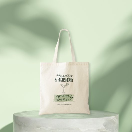 Tote Bag Marges et mariage Bachelorette Invitation