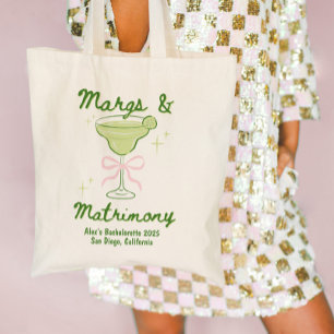 Tote Bag Marges & Mariage Bachelorette personnalisée
