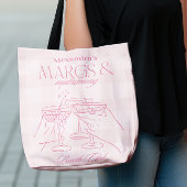 Tote Bag Marges Roses Et Bachelorette De Mariage