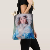 Tote Bag Margot en bleu, Mary Cassatt (De près)