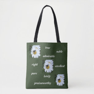 Tote Bag Marguerite Fourre-tout de papillon