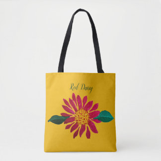 Tote Bag Marguerite Rouge Vierge