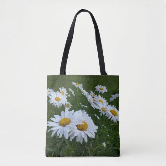 Tote Bag marguerites blanches (Devant)