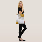 Tote Bag Marguerites Blanches Personnalisées (Sur le modèle)