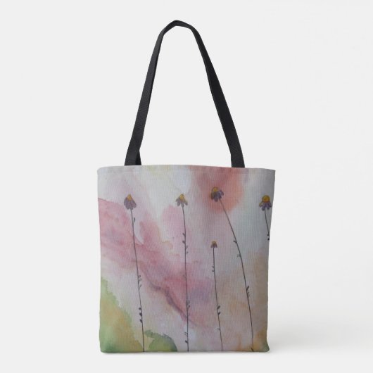 Tote Bag Marguerites dans un ciel magique (Dos)