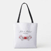 Tote Bag Mariage à Cœurs (Dos)