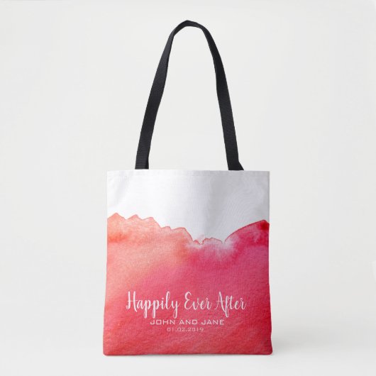 Tote Bag Mariage bridesmaid cadeau heureux jamais après rou (Devant)