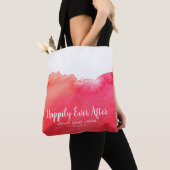 Tote Bag Mariage bridesmaid cadeau heureux jamais après rou (De près)