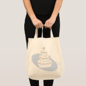 Tote Bag Mariage Cake Deux Mariées (Devant (produit))