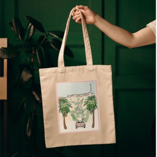 Tote Bag Mariage d'aquarelle de Los Angeles