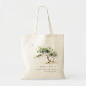Tote Bag Mariage d'arbre botanique simple minimal (Devant)