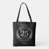 Tote Bag Mariage d'argent 25 ans (Dos)