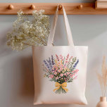 Tote Bag Mariage de Bouquet Fleur sauvage moderne Bow jaune<br><div class="desc">Une toile carrylique classique fourre-tout vous propose votre choix de bouquet imprimé avant et centre—parfait pour les propositions de mariage ou les cadeaux de remerciement. || Cliquez sur "personnaliser ce design" pour ajouter vos détails. Explorez le lien de collection pour découvrir les éléments correspondants dans cette conception. Veuillez nous envoyer...</div>