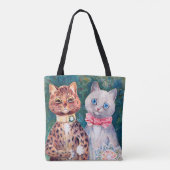 Tote Bag Mariage de chat, Mariage, Mariée, Mariée, Louis Wa (Dos)
