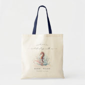 Tote Bag Mariage de corail d'algues sous-marines (Devant)