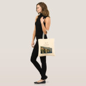 Tote Bag Mariage de destination à l'aquarelle du lac de Côm (Devant (modèle))
