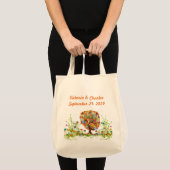 Tote Bag Mariage de la branche côté forêt enchantée (Devant (produit))