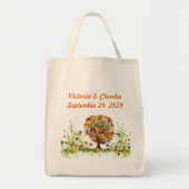 Tote Bag Mariage de la branche côté forêt enchantée (Devant)