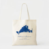 Tote Bag Mariage de la Marine d'Edgartown à Martha's Vineya (Devant)