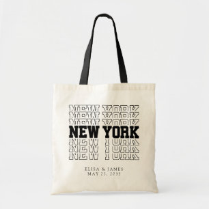 Tote Bag Mariage de New York Bienvenue Destination Mariage