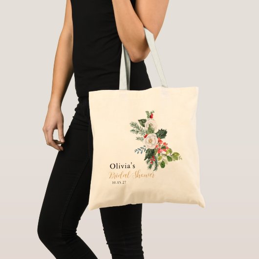 Tote Bag Mariage de Noël en Hiver (Devant (produit))