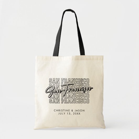 Tote Bag Mariage de San Francisco (Devant)
