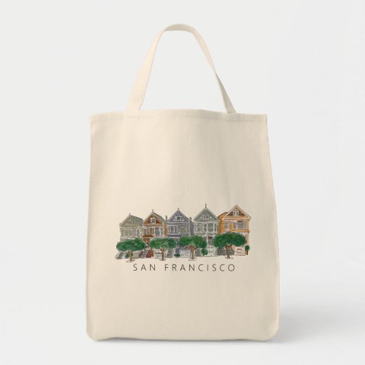 Tote Bag Mariage de San Francisco Dames peintes (Devant)