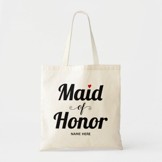 Tote Bag Mariage de typographie audacieux (Devant)