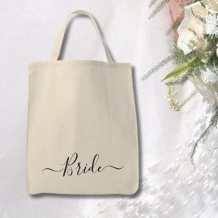 Tote Bag mariage d'écriture moderne Mariée