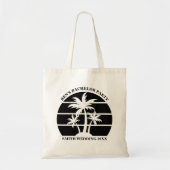 Tote Bag Mariage d'île de Bachelor Party Plage Garçons d'ho (Devant)