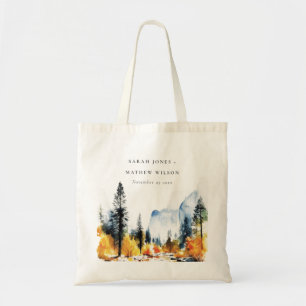 Tote Bag Mariage du paysage hivernal de la rivière Mountain